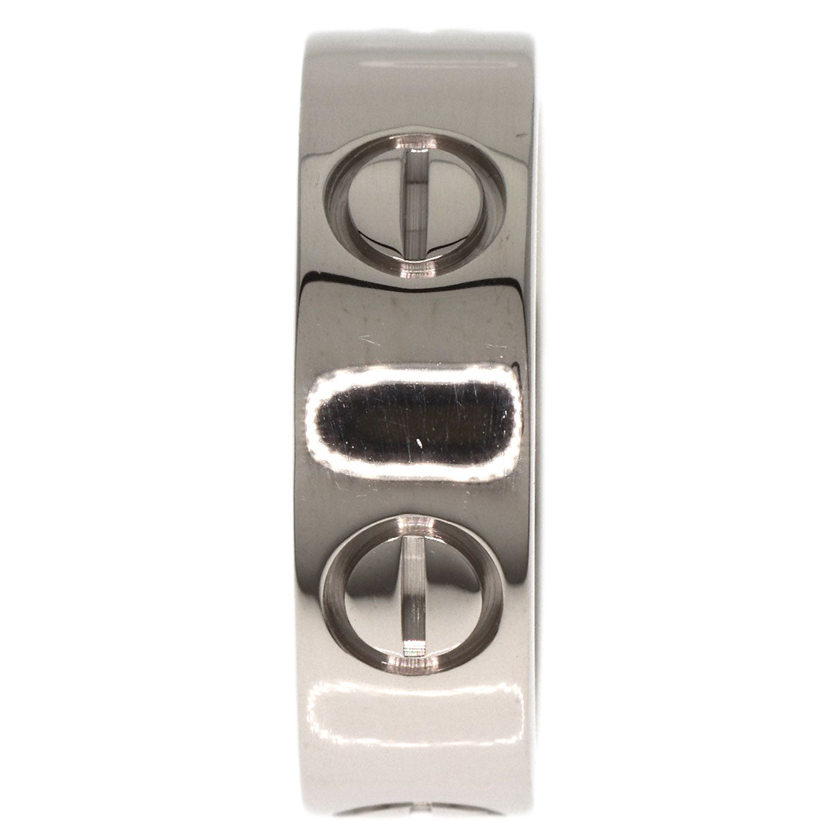 CARTIER   Ring love ring #48 K18 White Gold Ladies