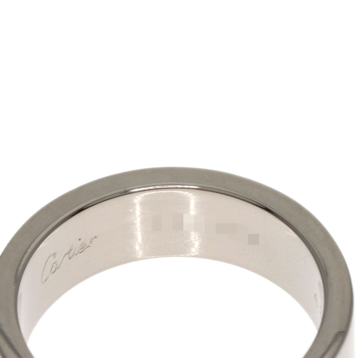 CARTIER   Ring love ring #48 K18 White Gold Ladies