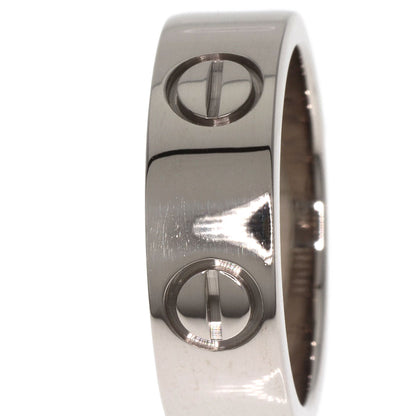 CARTIER   Ring love ring #48 K18 White Gold Ladies