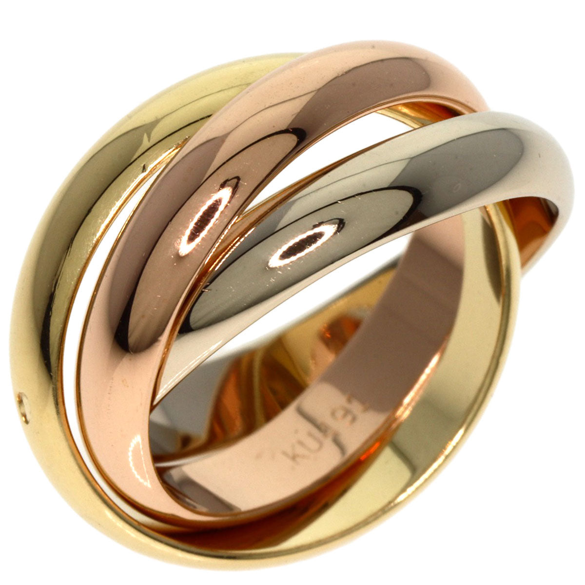 CARTIER   Ring Trinity #49 K18 Yellow Gold K18 White GoldLadies