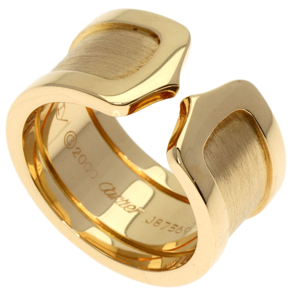 CARTIER   Ring C2 Ring LM #50 K18 Yellow Gold Ladies