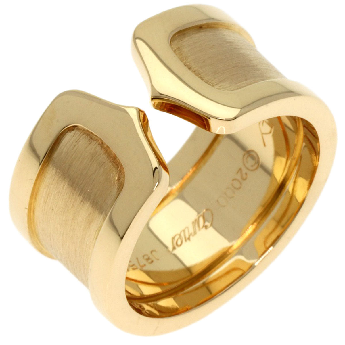 CARTIER   Ring C2 Ring LM #50 K18 Yellow Gold Ladies