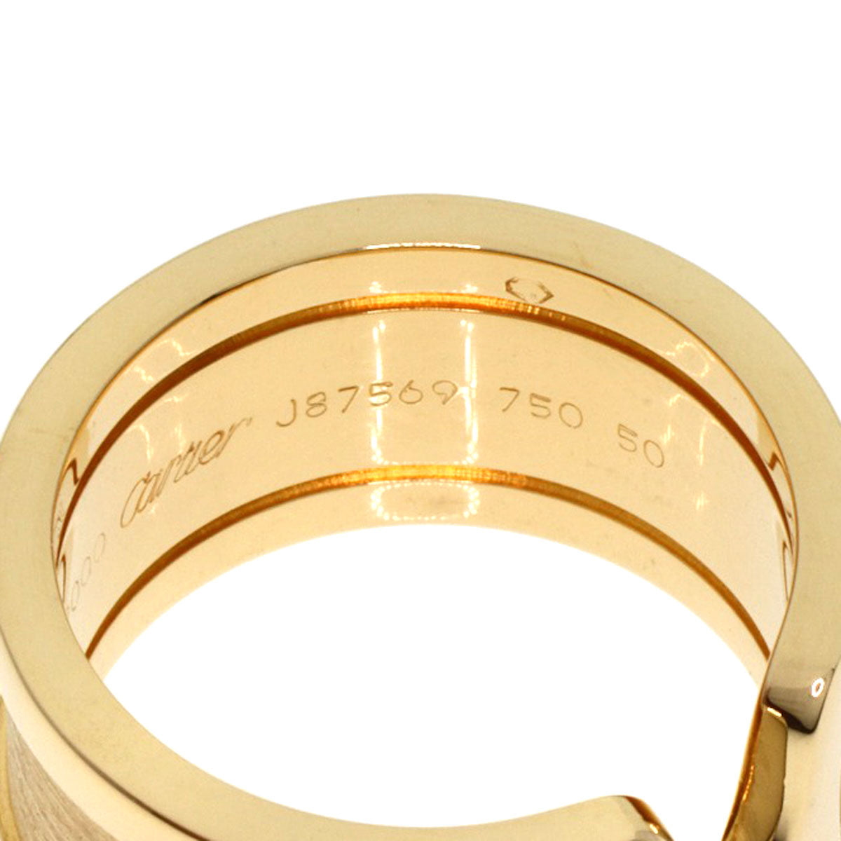 CARTIER   Ring C2 Ring LM #50 K18 Yellow Gold Ladies