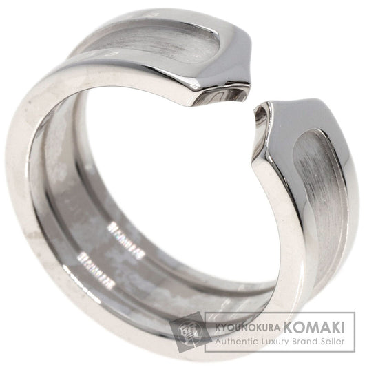 CARTIER   Ring C2 ring # 49 K18 White Gold Ladies