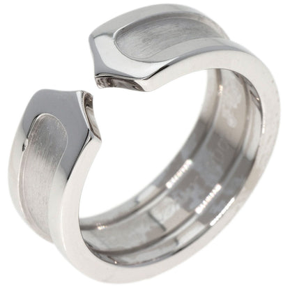 CARTIER   Ring C2 ring # 49 K18 White Gold Ladies