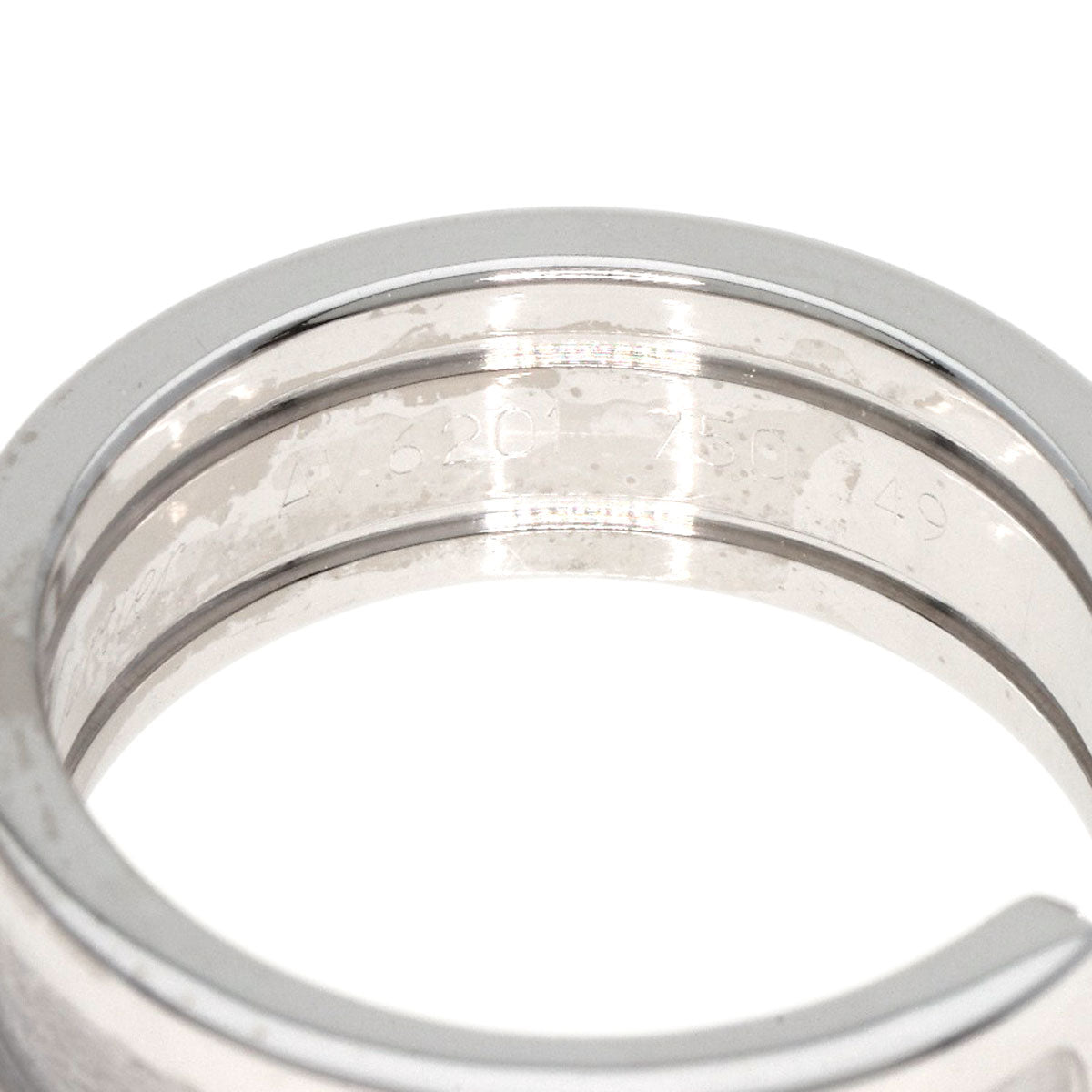 CARTIER   Ring C2 ring # 49 K18 White Gold Ladies