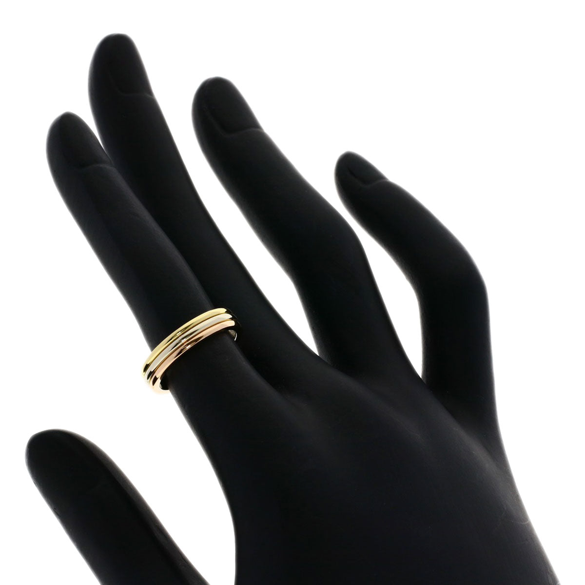 CARTIER   Ring Three colors # 48 K18 Yellow Gold 18K Pink GoldLadies