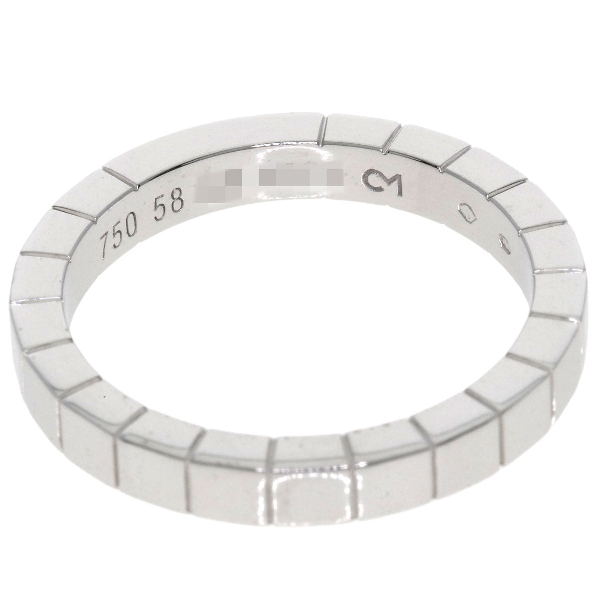 CARTIER Lanier # 58 Ring K18 White Gold Ladies [Used]