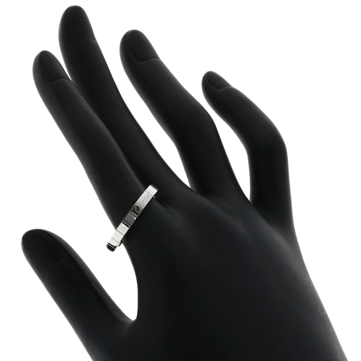 CARTIER Lanier # 58 Ring K18 White Gold Ladies [Used]