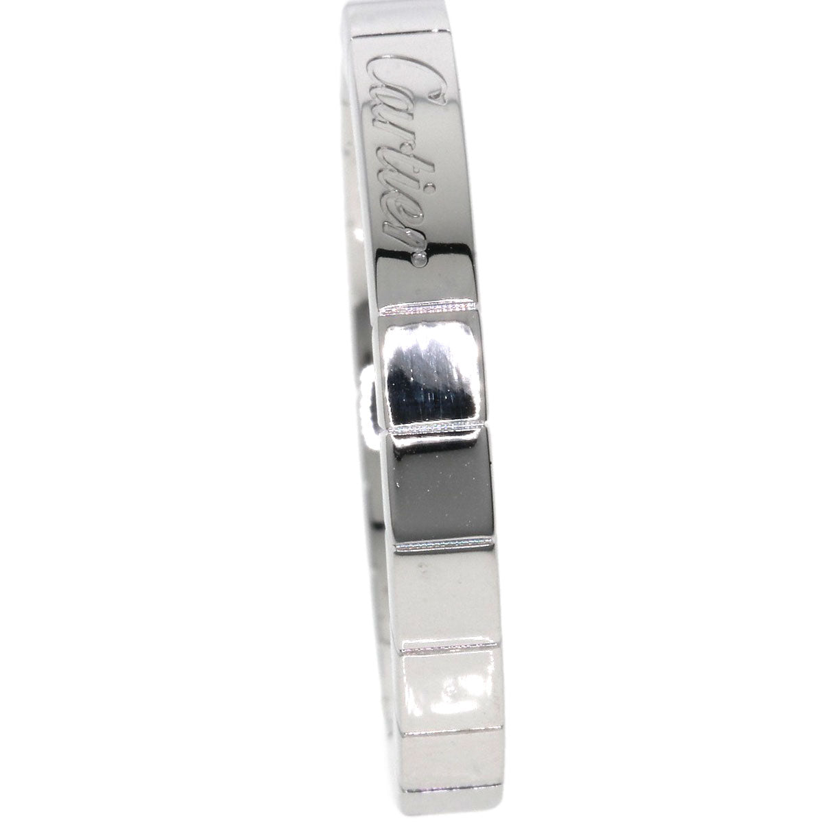 CARTIER Lanier # 58 Ring K18 White Gold Ladies [Used]