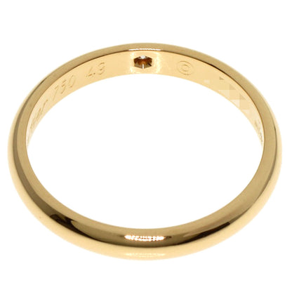 CARTIER   Classic Wedding 1P Diamond #49 Ring  K18 Yellow Gold Ladies [Used]