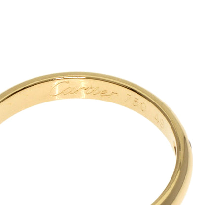 CARTIER   Classic Wedding 1P Diamond #49 Ring  K18 Yellow Gold Ladies [Used]