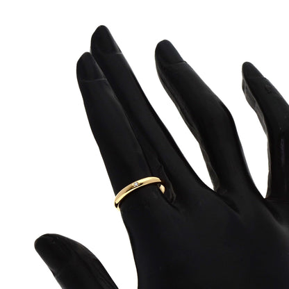 CARTIER   Classic Wedding 1P Diamond #49 Ring  K18 Yellow Gold Ladies [Used]