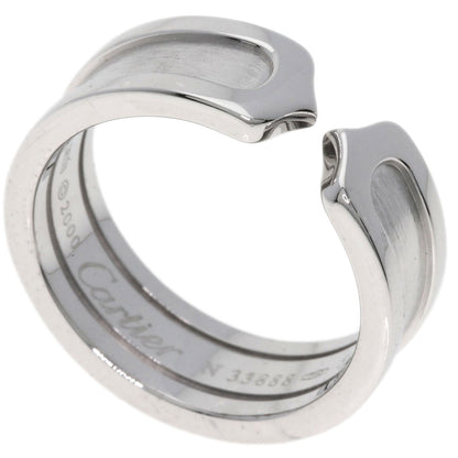 CARTIER   Ring C2 ring # 50 K18 White Gold Ladies