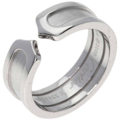 CARTIER   Ring C2 ring # 50 K18 White Gold Ladies