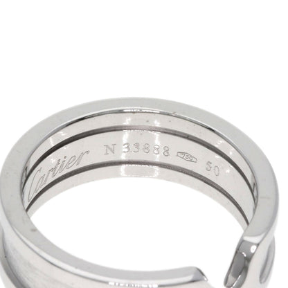 CARTIER   Ring C2 ring # 50 K18 White Gold Ladies