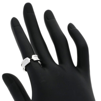 CARTIER   Ring C2 ring # 50 K18 White Gold Ladies