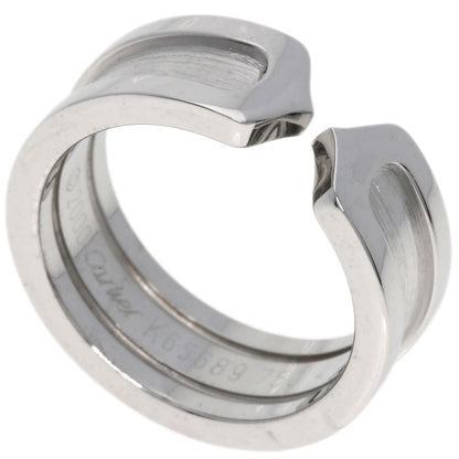 CARTIER   Ring C2 ring # 47 K18 White Gold Ladies