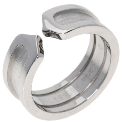 CARTIER   Ring C2 ring # 47 K18 White Gold Ladies