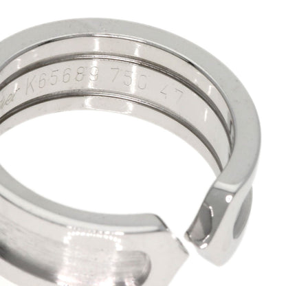 CARTIER   Ring C2 ring # 47 K18 White Gold Ladies
