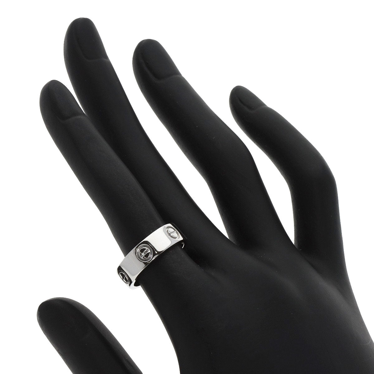 CARTIER   Ring love ring #50 Platinum PT950 Ladies