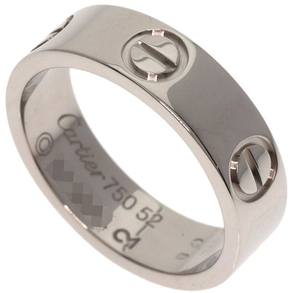 CARTIER   love ring #52 Ring  K18 White Gold Ladies [Used]