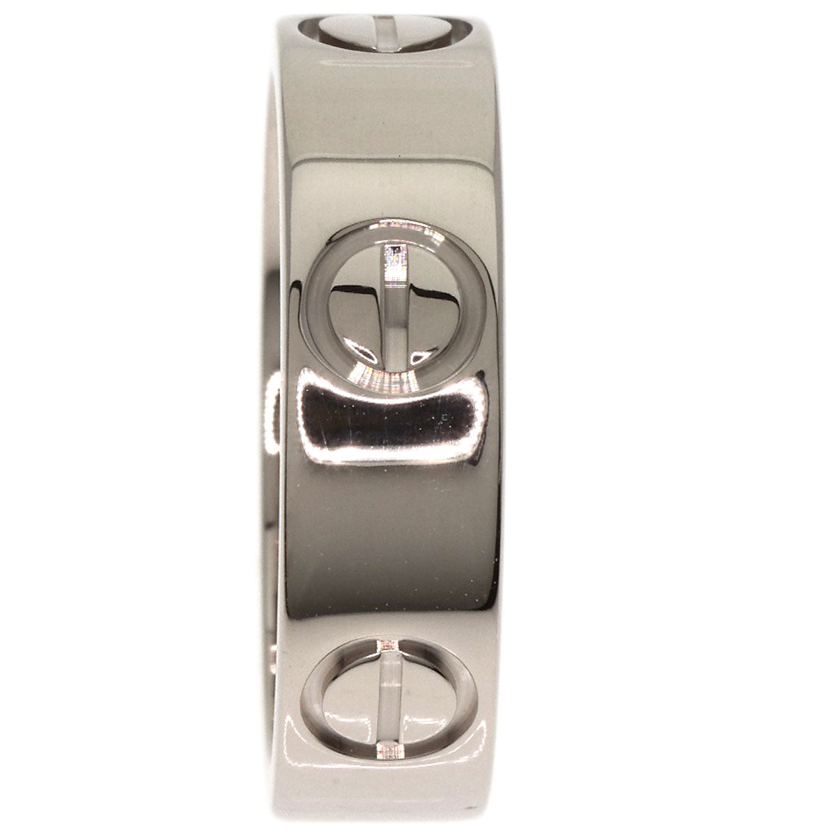 CARTIER   love ring #52 Ring  K18 White Gold Ladies [Used]