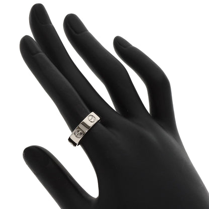 CARTIER   love ring #52 Ring  K18 White Gold Ladies [Used]