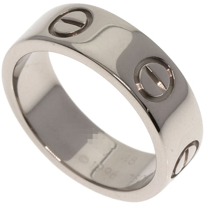 CARTIER   love ring #48 Ring  K18 White Gold Ladies [Used]