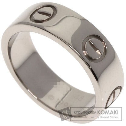 CARTIER   love ring #48 Ring  K18 White Gold Ladies [Used]