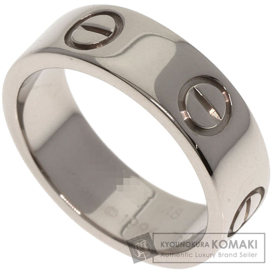 CARTIER   love ring #48 Ring  K18 White Gold Ladies [Used]