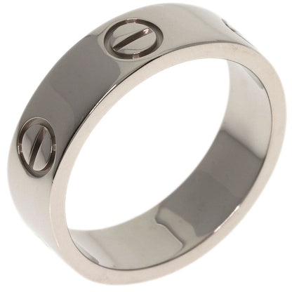 CARTIER   Ring love ring #53 K18 White Gold Ladies