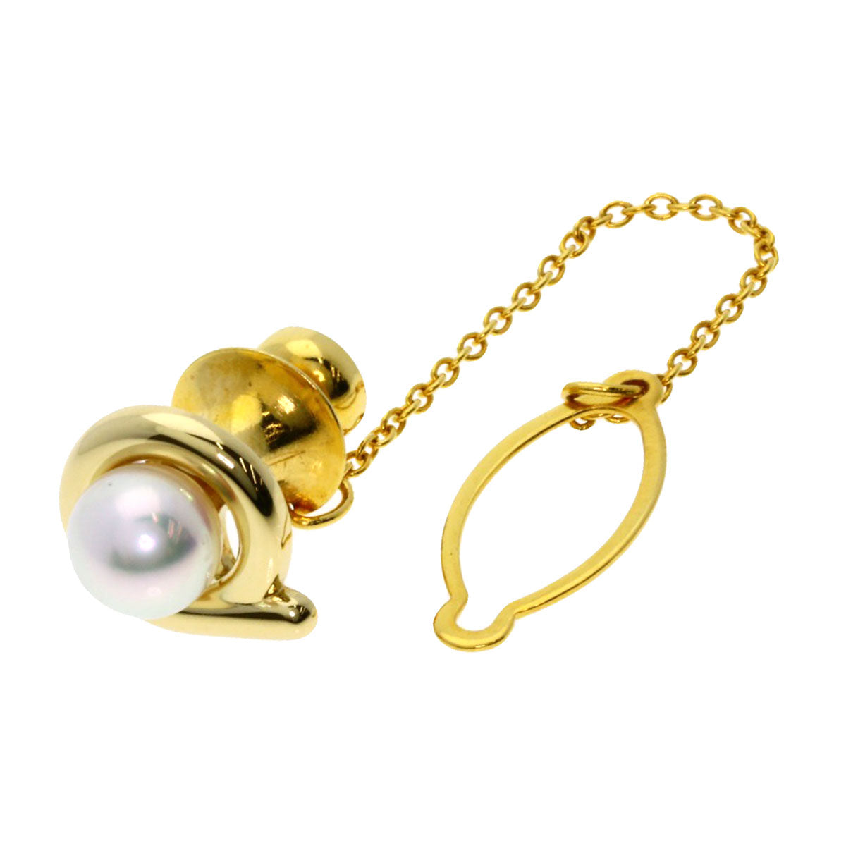 MIKIMOTO   Brooch Pearl Pearl K18 Yellow Gold Ladies