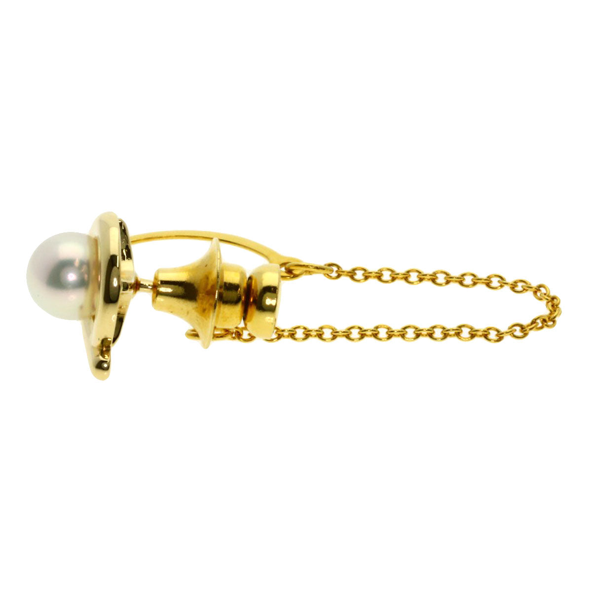 MIKIMOTO   Brooch Pearl Pearl K18 Yellow Gold Ladies