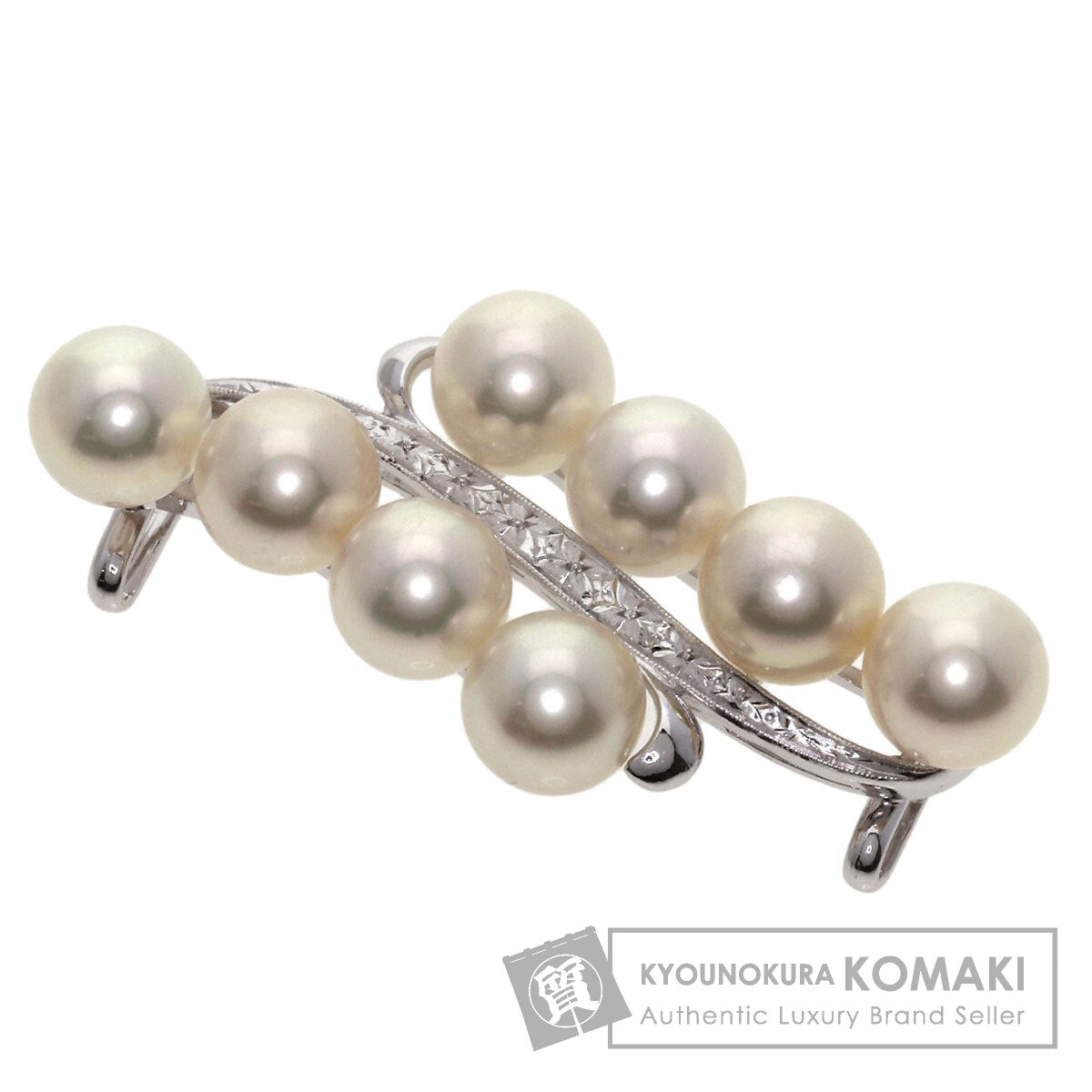 MIKIMOTO   Pearl Pearl Obi closure  K14 White Gold Ladies [Used]