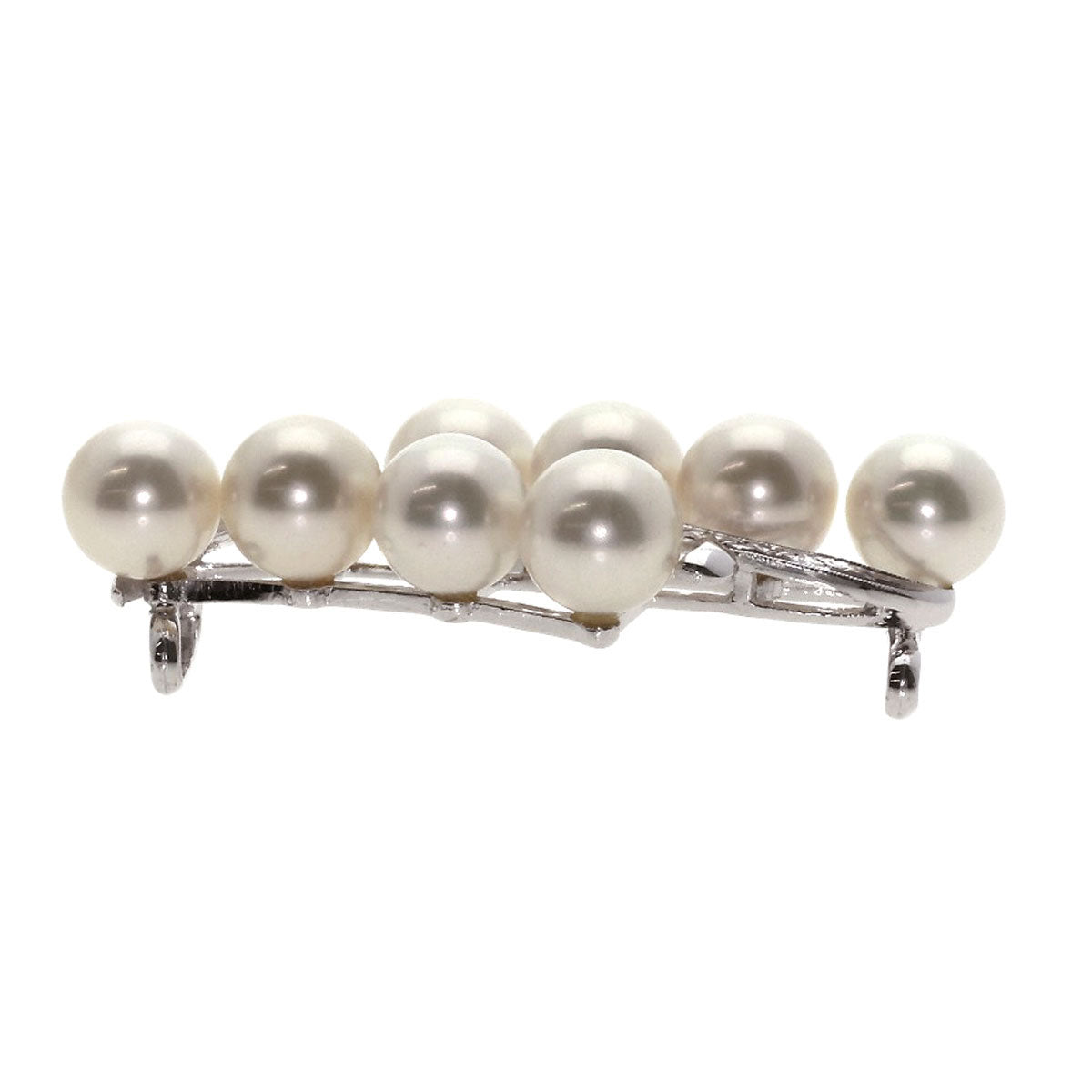 MIKIMOTO   Pearl Pearl Obi closure  K14 White Gold Ladies [Used]
