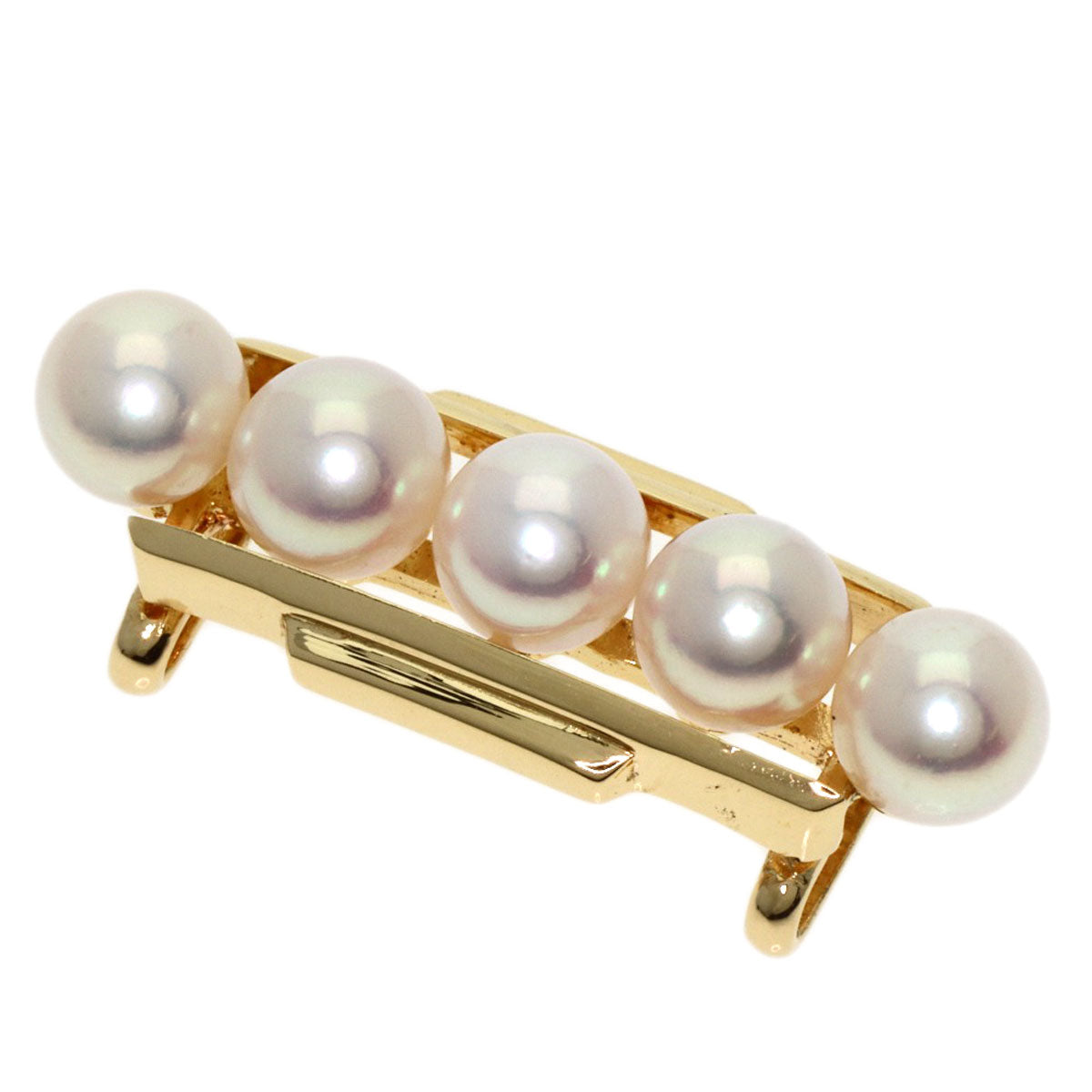 MIKIMOTO   Pearl Pearl Obi closure  K14 Yellow Gold Ladies [Used]