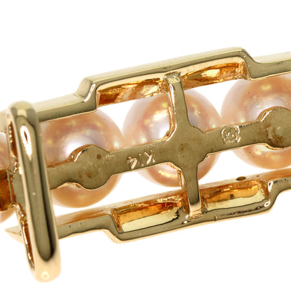 MIKIMOTO   Pearl Pearl Obi closure  K14 Yellow Gold Ladies [Used]