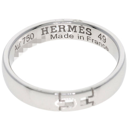 HERMES Ever Hercules #49 Ring K18 White Gold Ladies [Used]