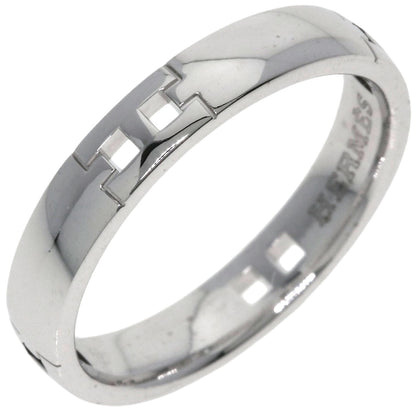 HERMES   Hercules #51 Ring  K18 White Gold Ladies [Used]
