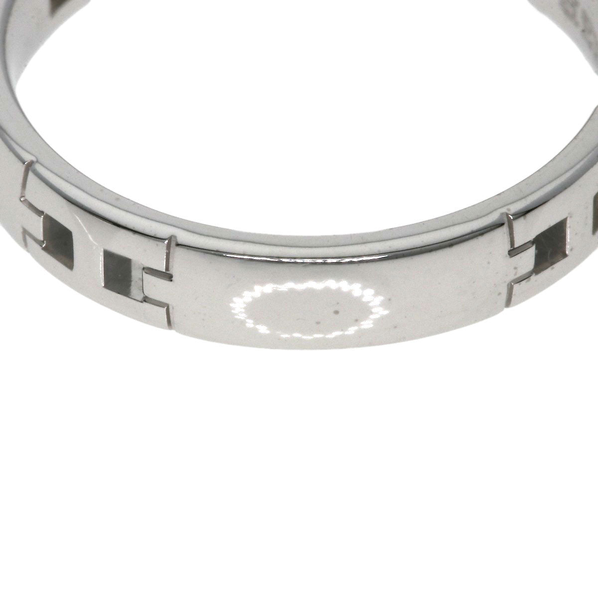 HERMES   Hercules #51 Ring  K18 White Gold Ladies [Used]