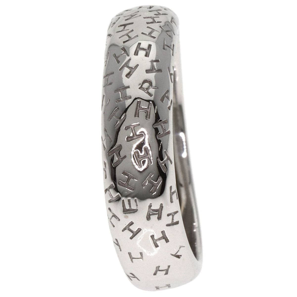 HERMES Touboo #54 Ring K18 White Gold Ladies [Used]