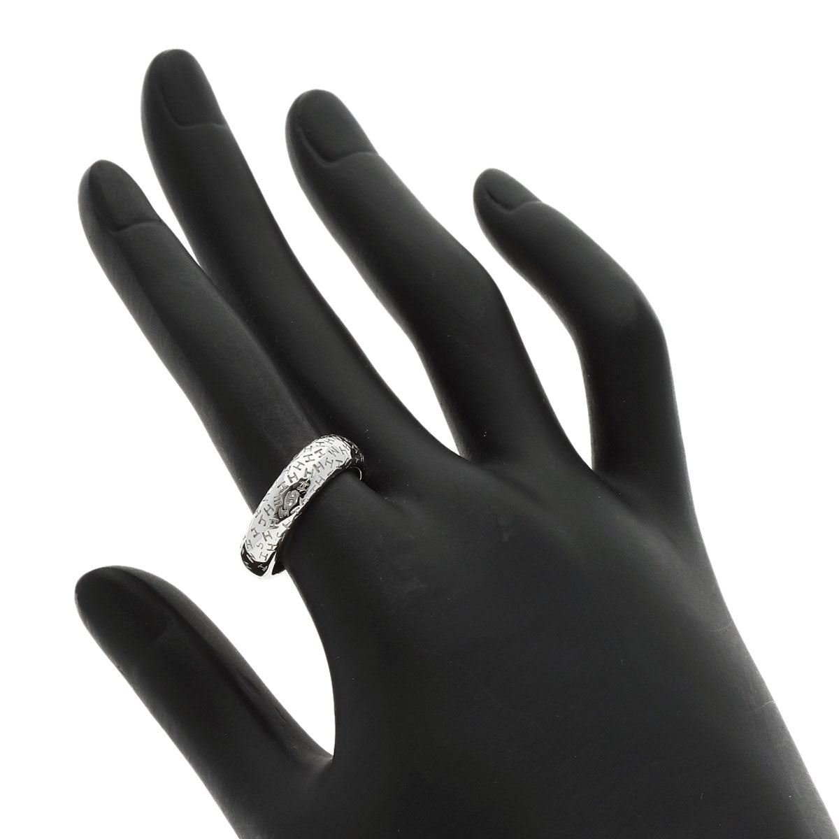 HERMES Touboo #54 Ring K18 White Gold Ladies [Used]