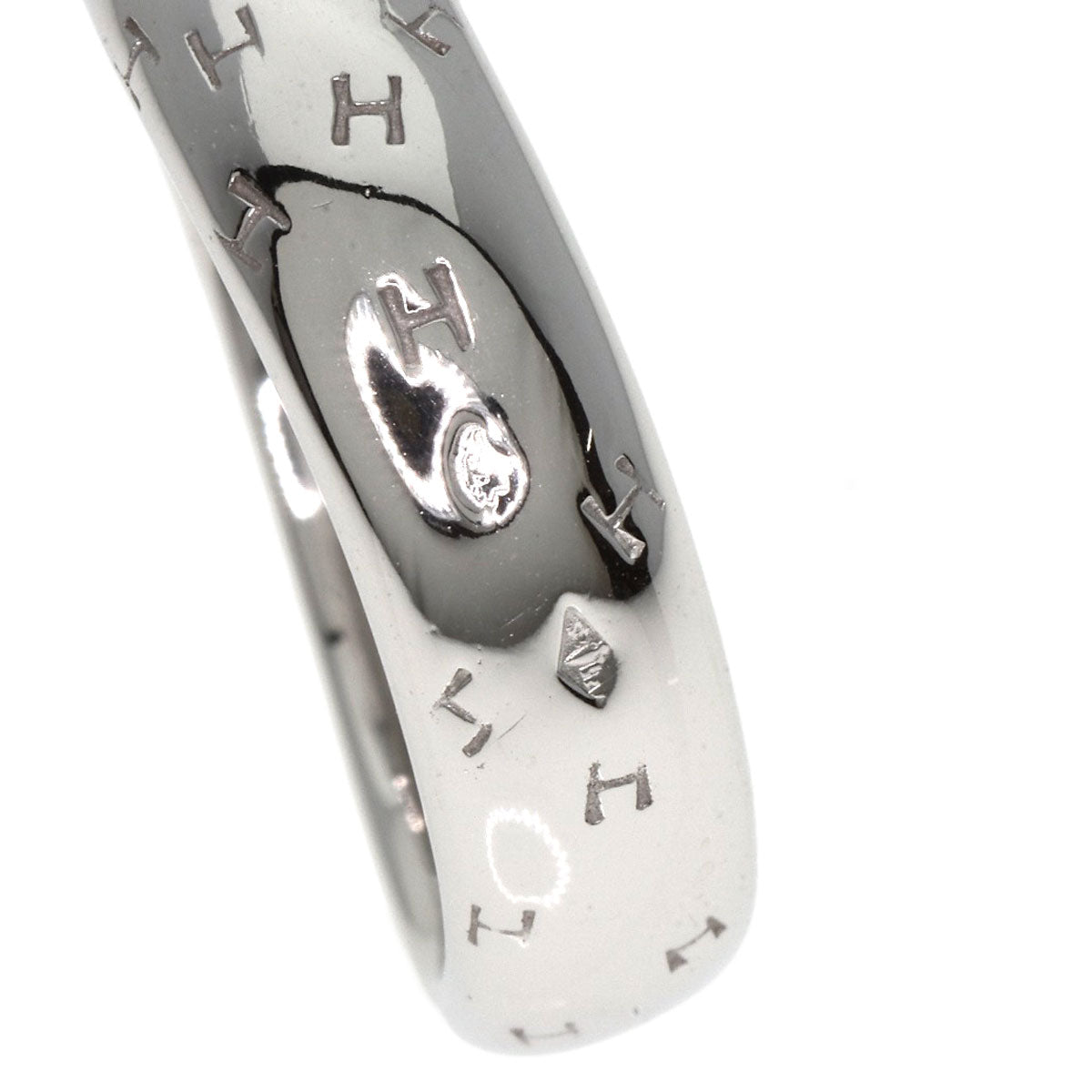 HERMES Touboo #54 Ring K18 White Gold Ladies [Used]