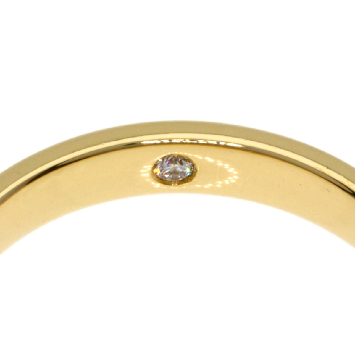 Chaumet   Ring Fidelite Diamond #61 Inner Diamond K18 Yellow Gold Ladies