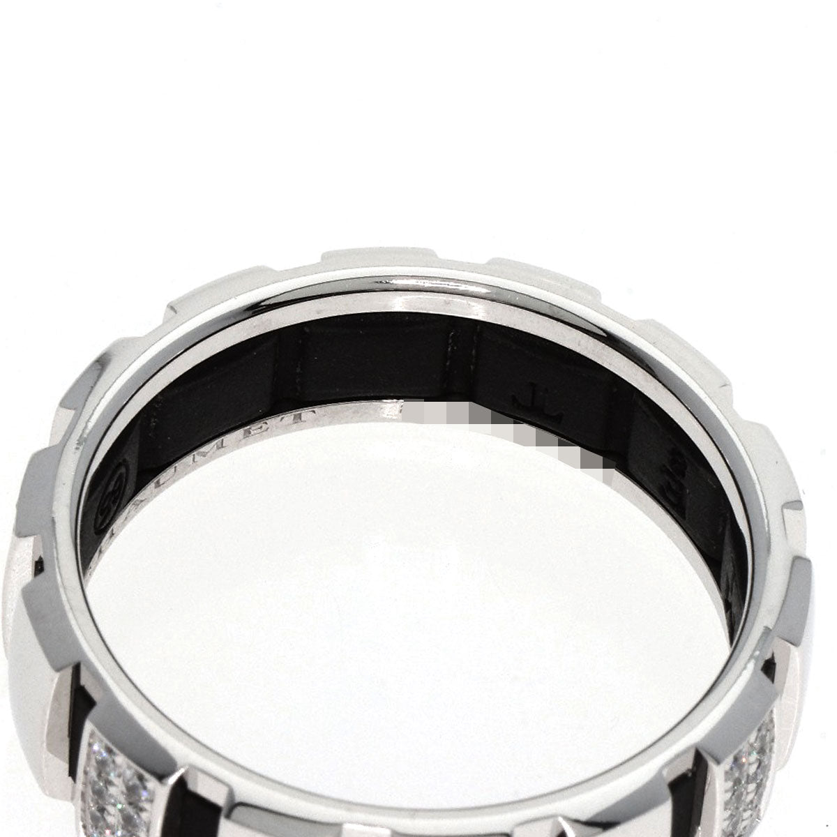 Chaumet   Ring Class One Half Diamond #65 K18 White Gold Ladies