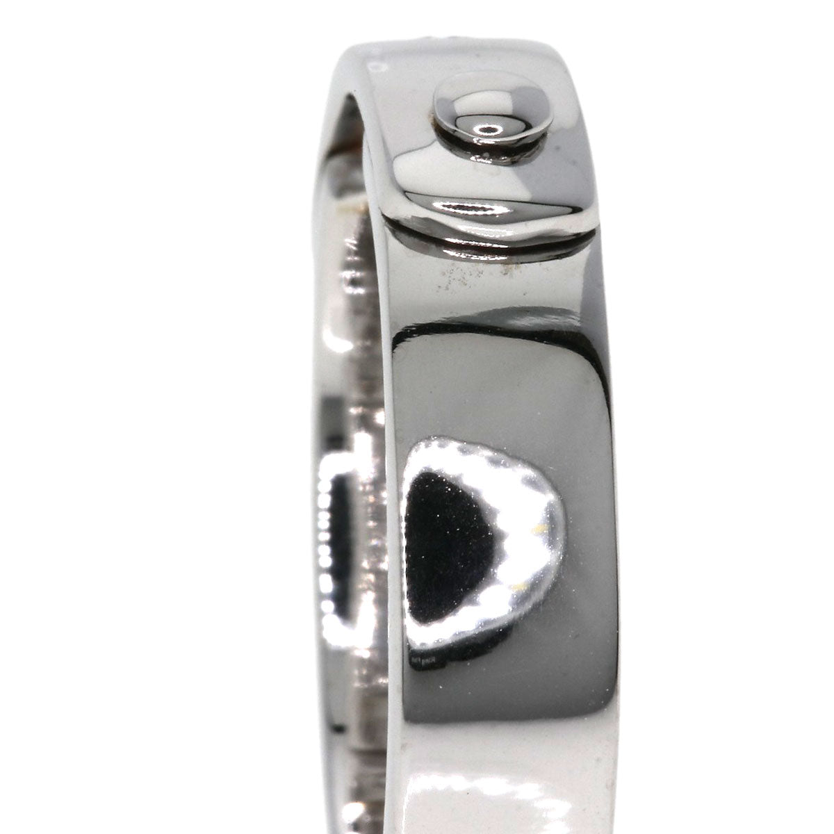 HERMES TOO YOU 1P Diamond #53 Ring K18 White Gold Ladies [Used]