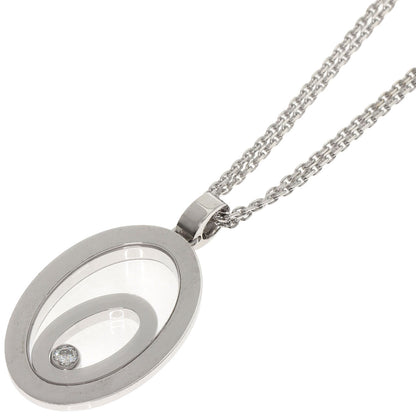 ショパール ハッピースピリット ダイヤモンド ネックレス K18ホワイトゴールド レディース 【中古】【Chopard】