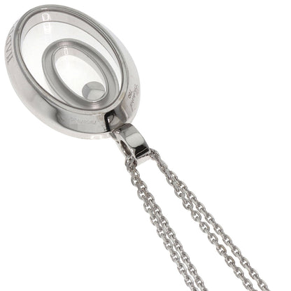 ショパール ハッピースピリット ダイヤモンド ネックレス K18ホワイトゴールド レディース 【中古】【Chopard】