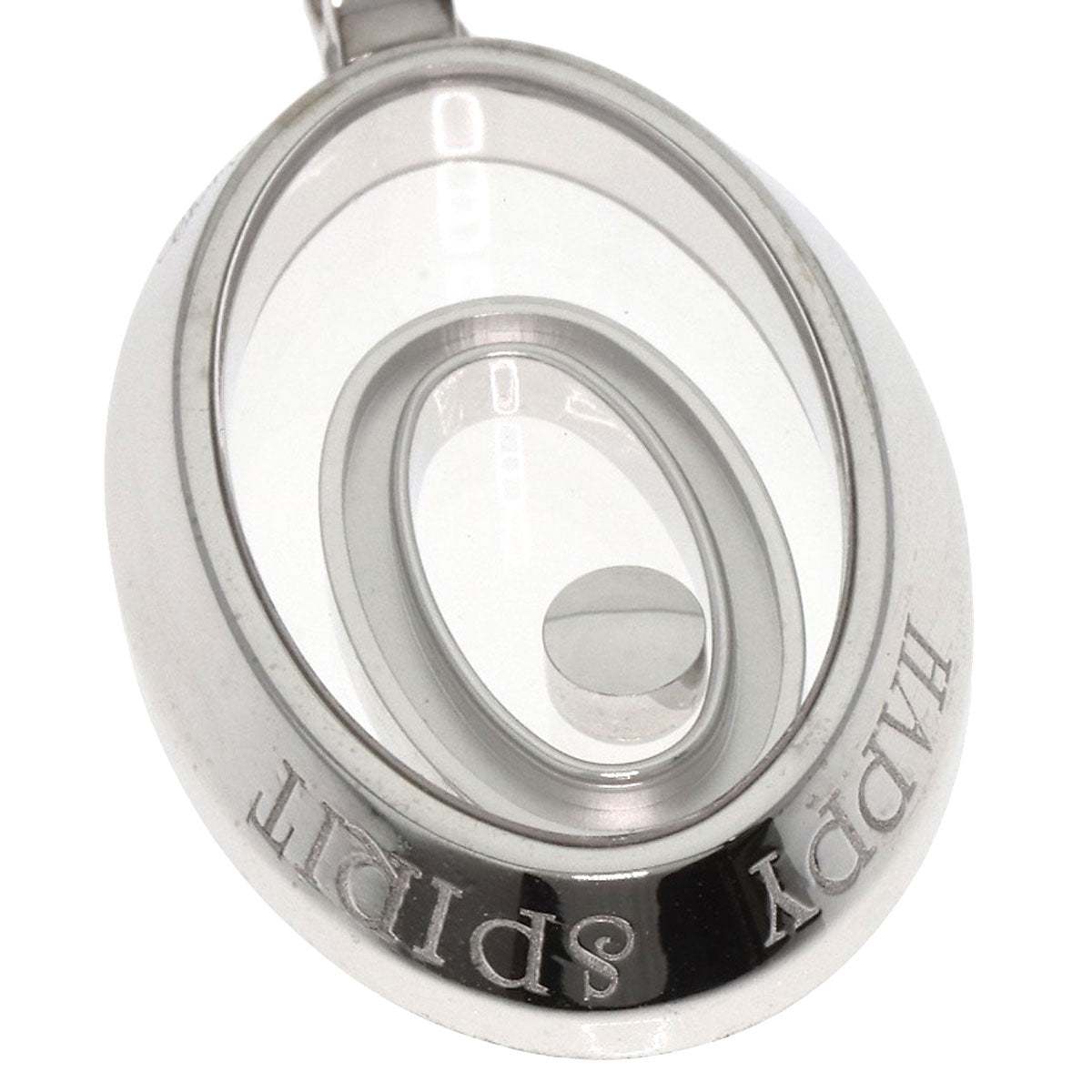 ショパール ハッピースピリット ダイヤモンド ネックレス K18ホワイトゴールド レディース 【中古】【Chopard】